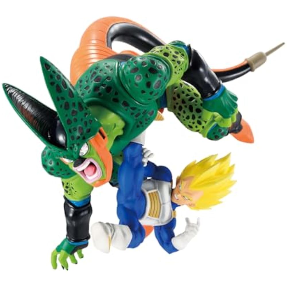 Ichibansho Figure - Dragon Ball Z - Vegeta vs Cell (Dragon History II) Revival Moments Collector ...