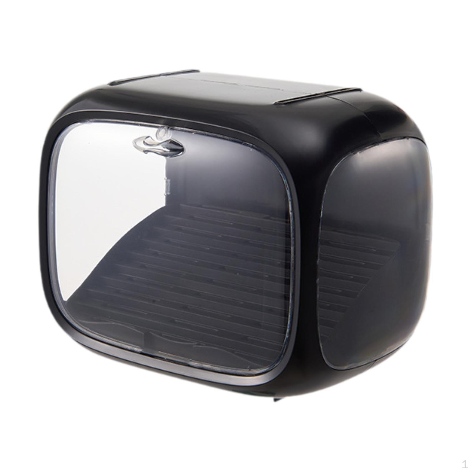 

Футляр для коллекционных фигурок с дверцей, органайзер для миниатюрных статуэток чёрный