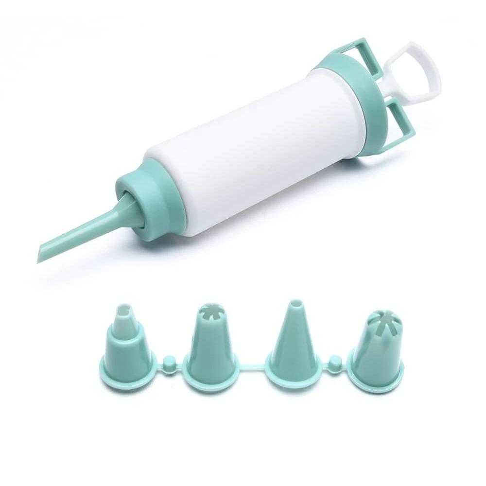 Cream Piping Syringe Cupcake Filling Injector Cake Cream Pastry Syringe Extruder Nozzles DIY Fondant Cake Kitchen Baking Tools
