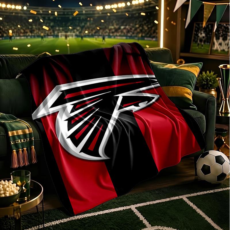 Atlanta-Falcons Rise Up Blanket Lightweight Flannel Bedding Blanket Perfect for Travel, Camping, Living Rooms, Offices, Sofas, Fan Christmas gift