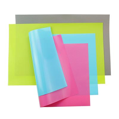 Silicone World Reusable Cabinet Mat Drawer Mat Shelf Liners Moisture-Proof Waterproof Dust Anti-Slip Fridge Kitchen Table Pad