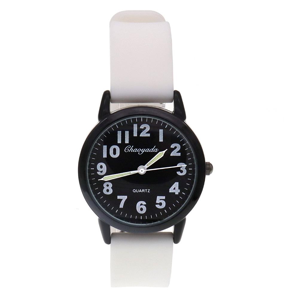 New Digital Fashion Children Boy Girls Quartz Watch Simple Leisure Sports Silicone Strap Women's Wristwatch