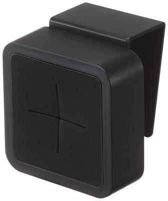 Yamazaki Jitsugyo Sink Door Towel Holder Black Approx. W5.5XD4.5XH6cm Tower Towel Rack Under Cupboard 4251