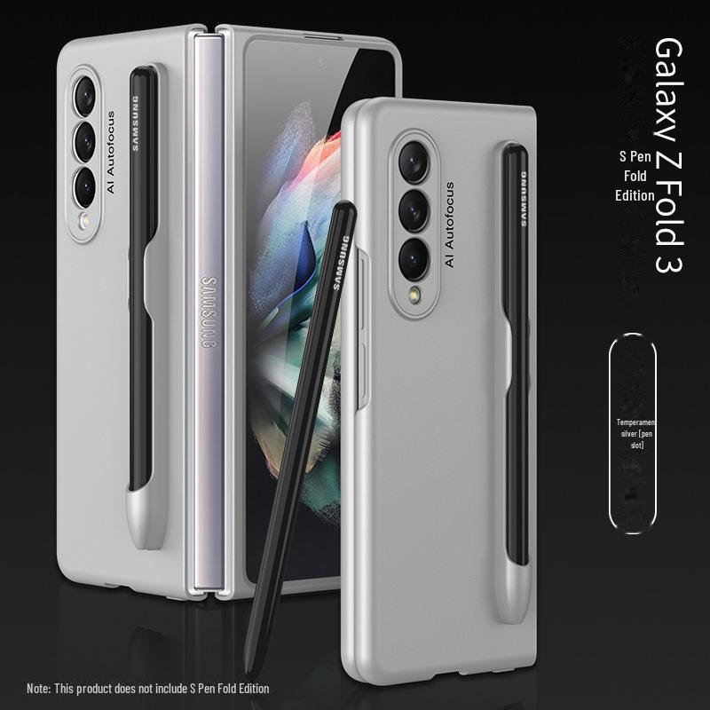 

Ультратонкий защитный чехол для слота для стилуса для складного экрана Samsung Fold3/W22 ZFold3 Fine Hole, Samsung Galaxy Z Fold 3/W22