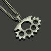 New Dot Diamond Necklace European and American Trendy Diamond Gear Mens Hip Hop Trendy Sags