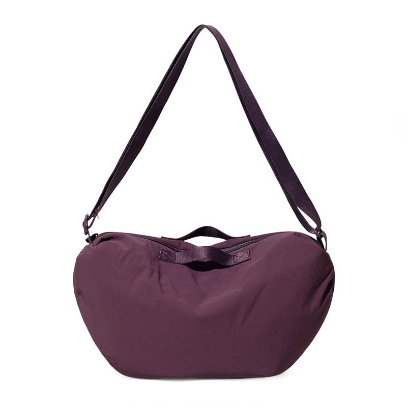 

Мужская сумка через плечо, большая вместимость, нагрудная сумка, женская легкая сумка через плечо фиолетовый