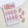 Unghie Finte a Mandorla con Punta Wearable Manicure Unghie Press-on Impermeabili Punte per Unghie Donna