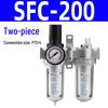 Pneumatic Air Compressor Oil-Water Separator & Pressure Reducing Valve Lubricator SFC/AD Series