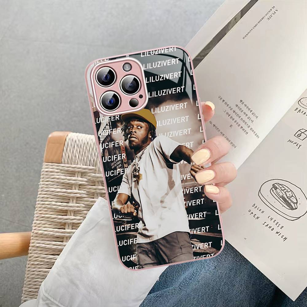 Rapper Lil Uzi Vert Tempered Glass For Iphone 14 13 12 11 Pro Mini XS MAX 14Plus X XS XR Cover
