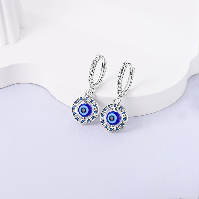 925 Sterling Silver Pendant Earrings Hoop Earrings Dreamcatcher Celtic Knot Cross Earrings for Women Party Fashion Jewelry Gifts