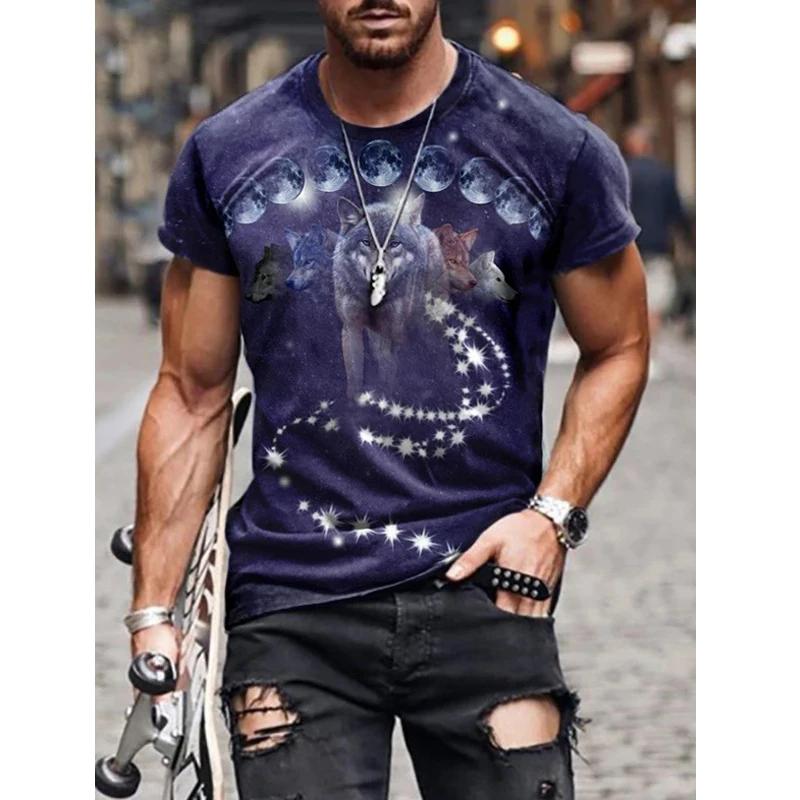 

Летняя Новая Мужская Футболка Модная Уличная Домашняя Ретро С Коротким Рукавом Круглый Вырез Большого Размера Топ 5XL