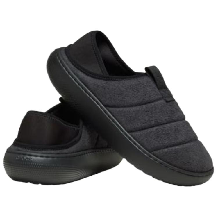 Crocs Classic Vegan Suede Moc Shoes Black Unisex 212097-001