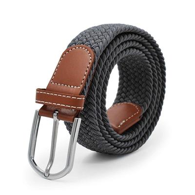 Stretchable Woven Fabric Belt for Men & Women,Fits On Upto 40 Inches Waist size,Hole Free Design