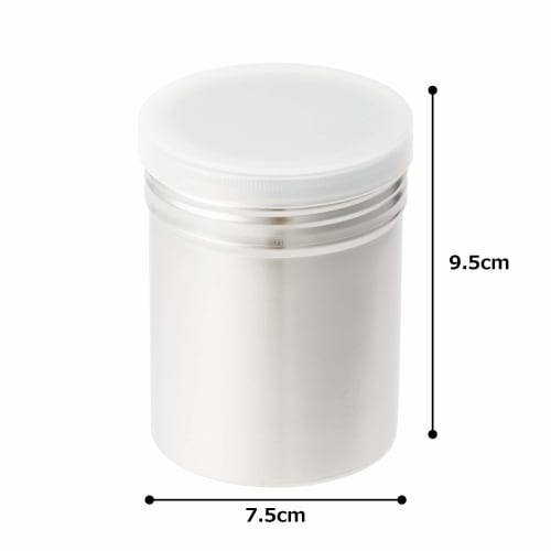 Endo Shoji SA18-8 Powder Can (with Acrylic Lid), Large