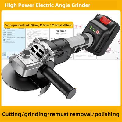 Polizor unghiular electric de mare putere, portabil, mașină de tăiat portabilă, reîncărcabilă, mașină de lustruit multifuncțională
