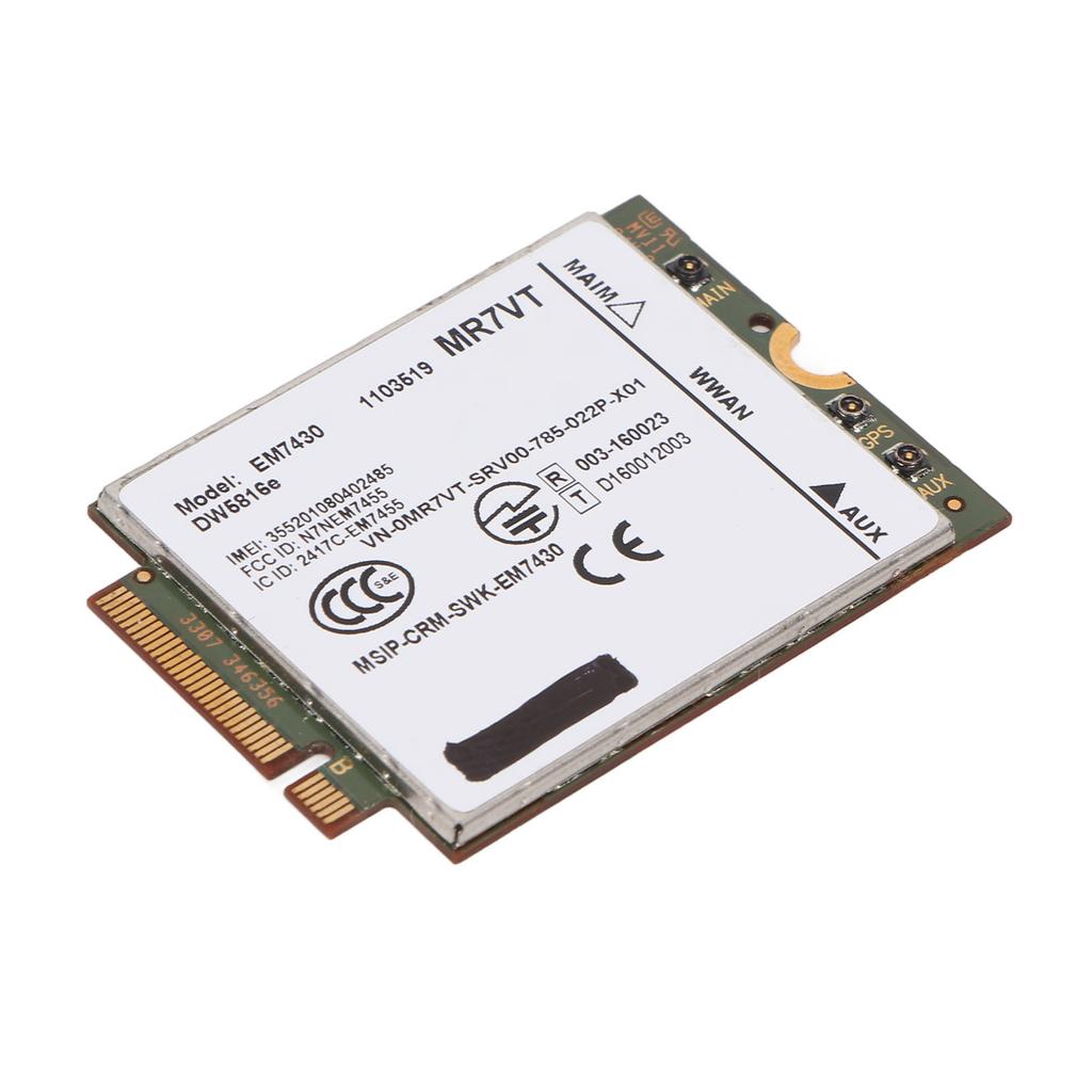 4G LTE Network Card for Dell for Latitude 7280 7285 7290 7389 7390 7480 7490 E7470 300Mbps Plug and Play M.2 Network