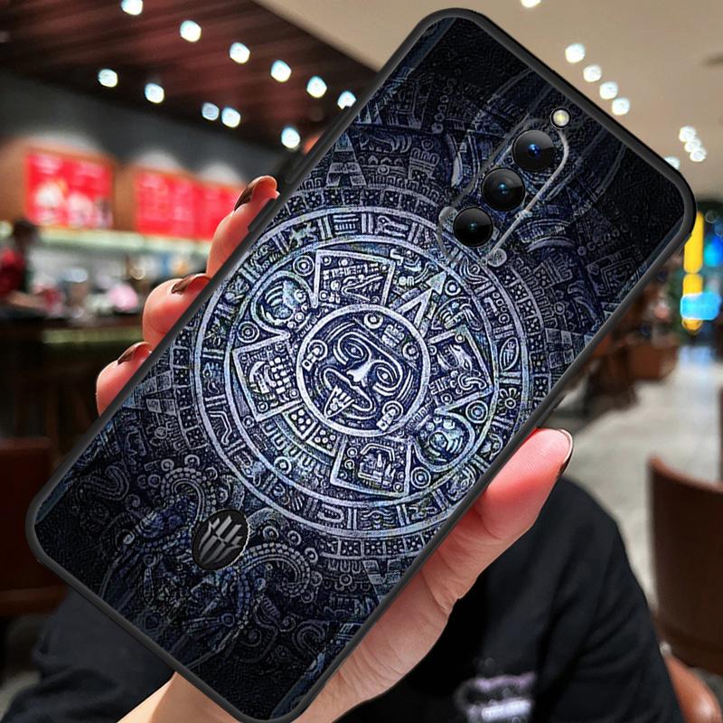 Mayan Calendar Case For ZTE Nubia Red Magic 10S 10 8 9 8S 9S 11 Pro Plus 10 Air 5G 6R 6 7 6S 7S Pro Cover