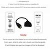 HDMI-compatible Splitter Cable 1080P Dual Port Splitter 1 In 2 Out Cable HDTV Male To Female Adapter For Laptops Monitor TV Box