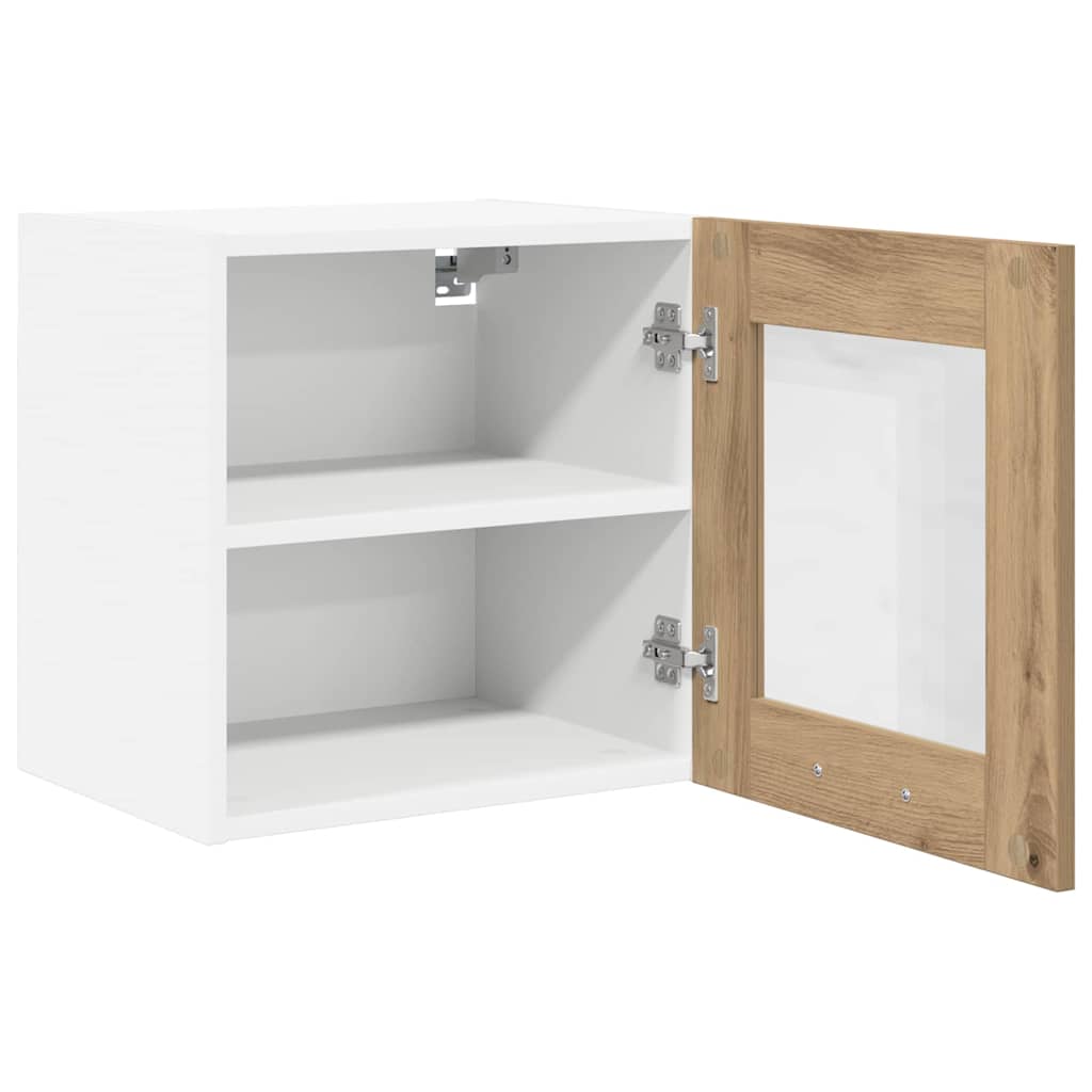 Hanging Cabinet with Door Riga 2 pcs Artisan Oak 40 x 31 x 40 cm