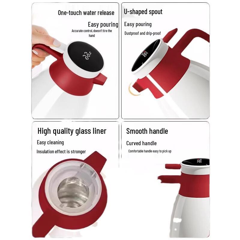 MDNG Smart Lucky Cat Glass Lined Thermal Carafe