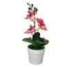 Compact Design Fake Flower Plant Phalaenopsis Bonsai Easy To Style