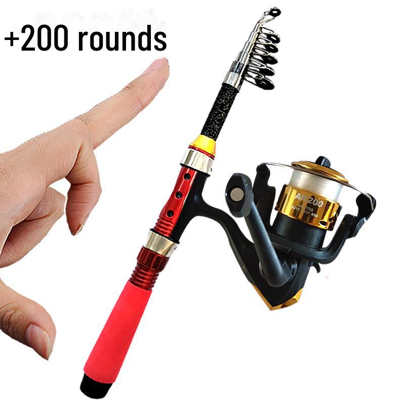 Compact Super Hard Carbon Mini Sea Fishing Rod - Portable and Ultra-Short Design for Rock and Sea Fishing