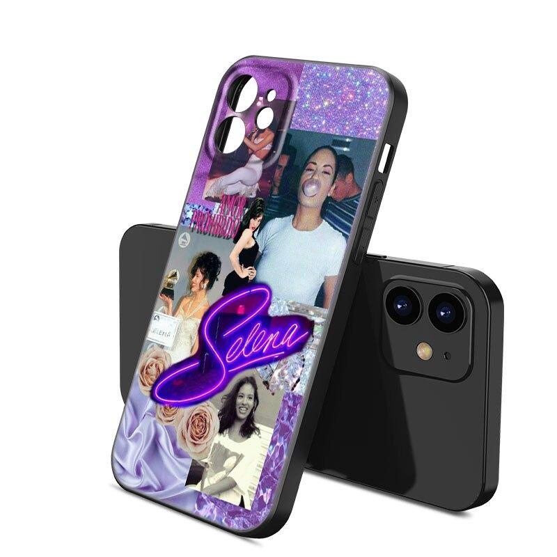 Selena Quintanilla Phone Case For Apple iPhone 13 12 Mini 11 Pro XS Max XR X 8 7 6S 6 Plus SE 2022 2020 5S 5 Soft Black Cover