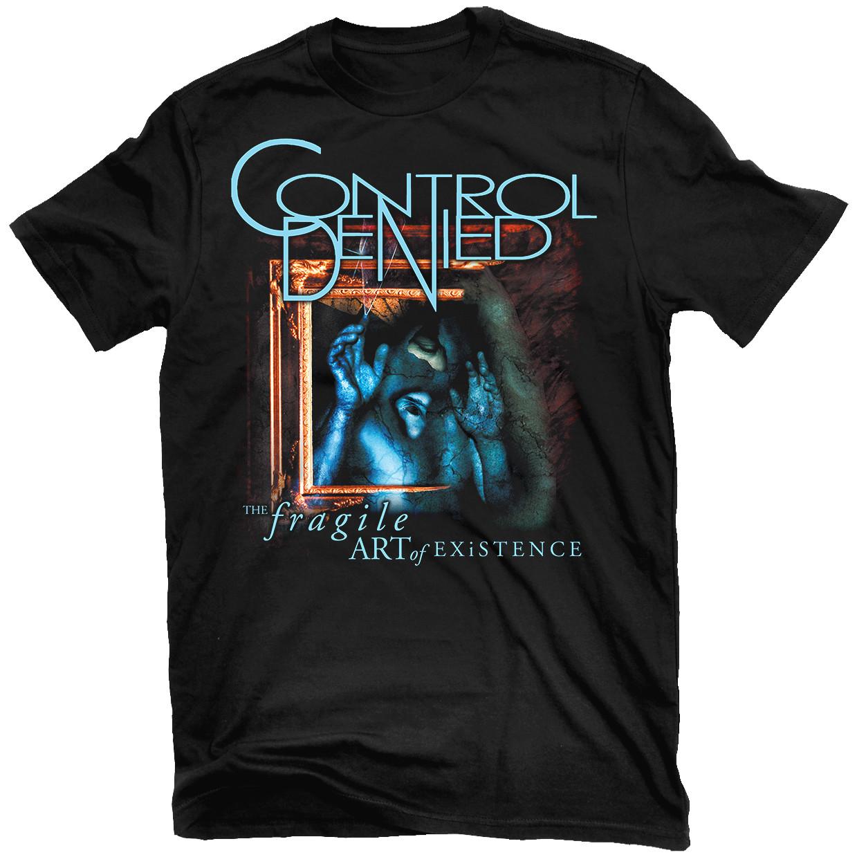 CONTROL DENIED The Fragile Art of Existence T-Shirt NEW! Relapse Records TS4182 S