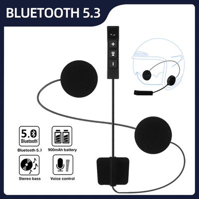 BT11 Plus Motorradhelm-Headset Bluetooth5.3 Drahtloser Reitlautsprecher Stereo-Kopfhörer-Unterstützung Automatische Antwort Freihändiger Anruf