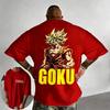 2026 New Dragon Ball Anime Printed Cotton T-shirt 2026 Summer New Edition Harajuku Casual Short Sleeve Top Men‘s and Women's