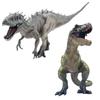 Set aus 2 PVC-Dinosaurierfiguren: Tyrannosaurus und Indominus Rex. Perfekt für Weihnachten oder Geburtstage.