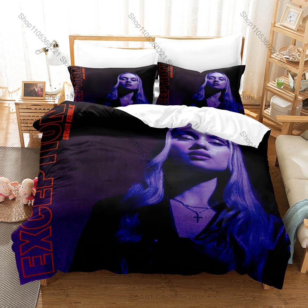 Sasha Keable Duvet Cover + 2 Pillowcases British Colombian UK Neo Soul R&B Singer ACT II Album Print Bedding Bedroom Decor Music