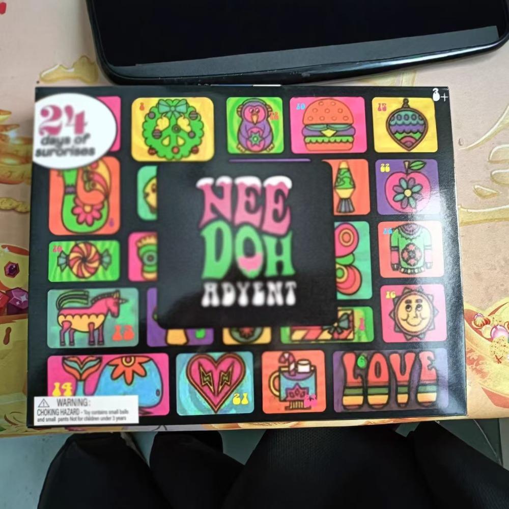 2026 Neuer Heißer Needoh Adventskalender Geschenk Für Kinder 24 Tage Countdown Neujahr Familie Freunde Blind Box Party Spielzeug Geschenk