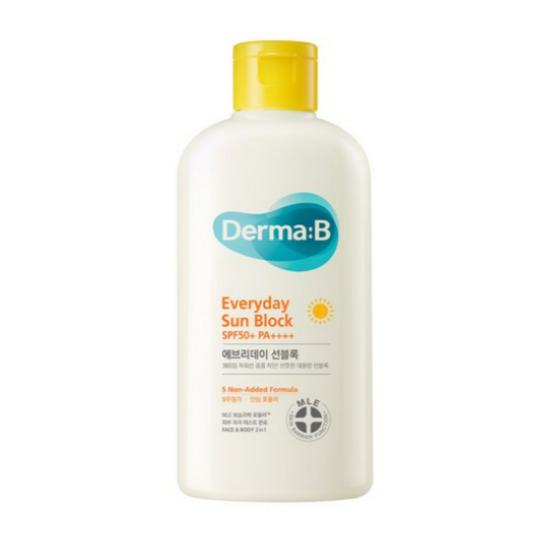 Derma:B Everyday Sun Block SPF50+ PA++++ Moisturizing & Family Size UV Protection 200ml