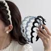 Bandeau d'été à pois ondulés pour cheveux