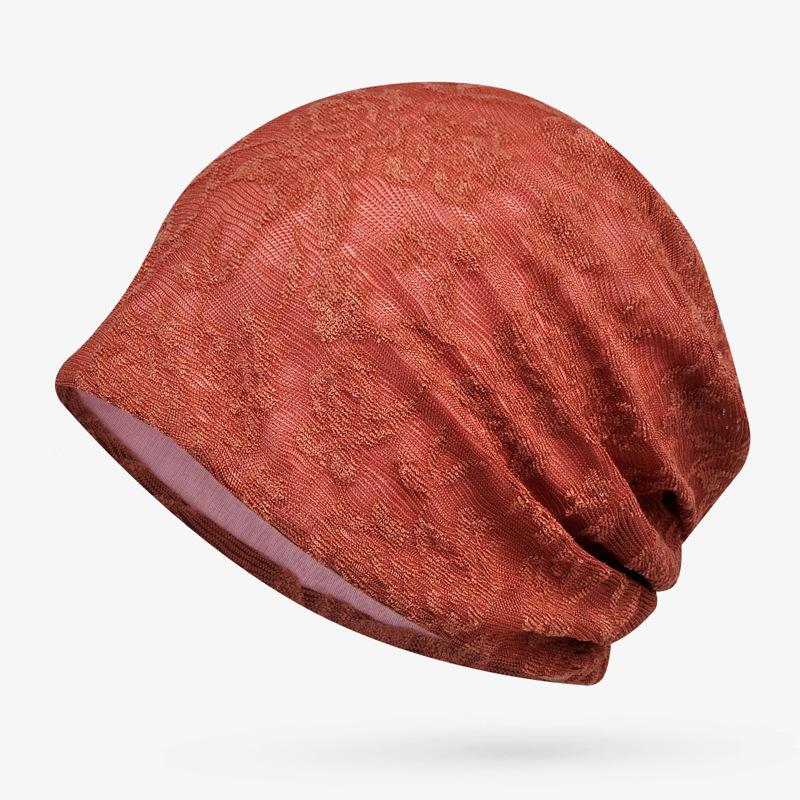 

Однотонная жаккардовая дышащая шапочка с цветочным узором Flexible/capped