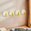 4 Teile/satz Shell Form Wand Haken Moderne Wasserdichte Schlag Kostenloser Heavy Duty Handtuch Kleidung Tür Zurück Kleiderbügel Badezimmer Küche Liefert