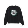 Opeunyadeu(Owai) Wave Cutting Rib Logo Sweatshirt - Black