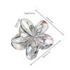 Transparent Flower Hair Claw Clips Women Crab Hair Clip Floral Hair Claws Ponytail Holder Hair Clips Hairpin Barrette Headwear