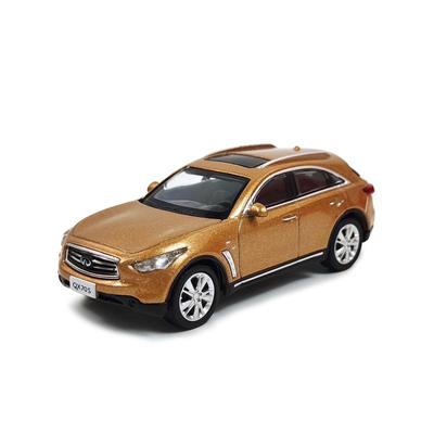 Μοντέλο Κλίμακας Paudi Μοντέλο Infiniti QX70S για Συλλογή 1/64 Αυτοκίνητο, Χρυσό, Έτοιμο,