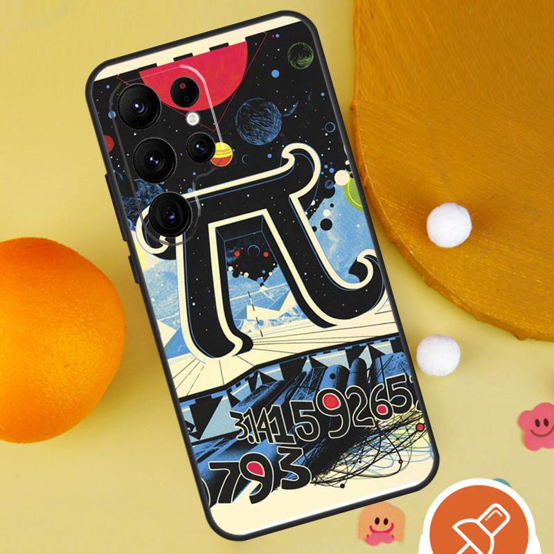 Math Formula Pi Case For Samsung Galaxy S25 Ultra S24 S23 S22 S21 Ultra S9 S10 S20 Plus S24 FE Funda Cover