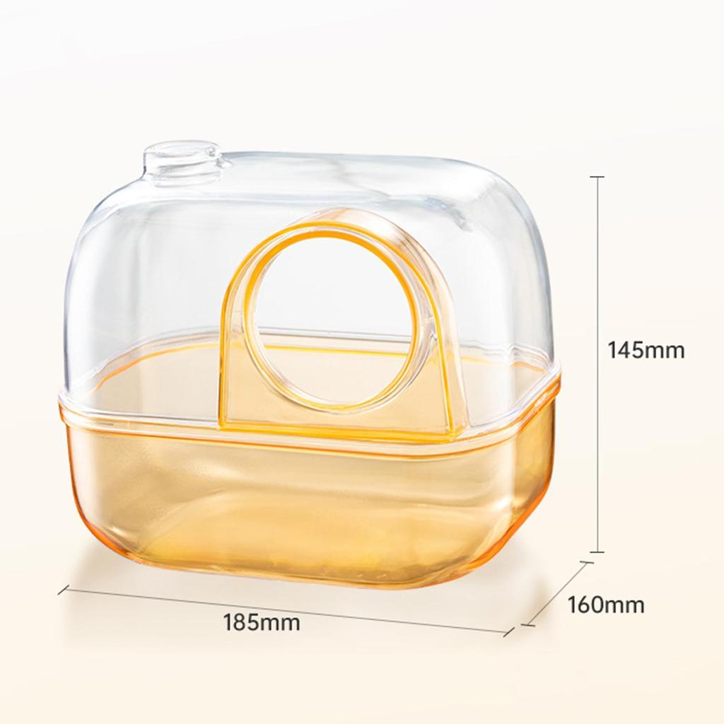 Hamster Sand Bath Toilet Anti Sand Bath Container Gerbil Hedgehog