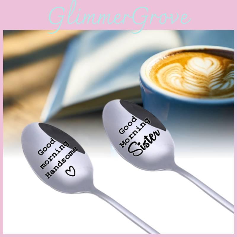Morning Sister Good Spoons Christmas Gifts Lovers Coffee Scoop Kitchen Xmas