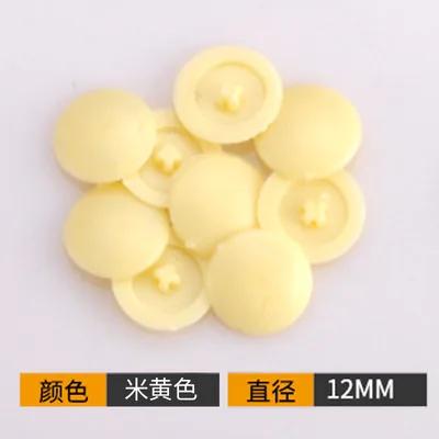 100pcs/bag Self-tapping Screws Decor Cover Plastic Nuts Bolts Covers Exterior Protective Caps Furniture Hardware Decor Cover