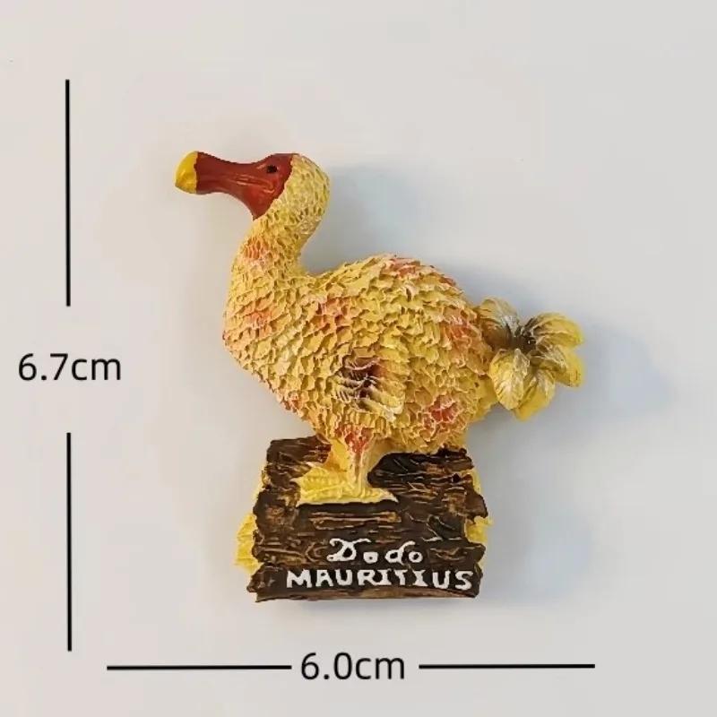 The Republic of Mauritius Fridge Stickers Port Louis Travel Souvenirs Dodo Fridge Magnets Home Decoration Wedding Gifts