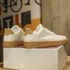 Fashion New Men's Leather White Sports Shoes, Breathable and Comfortable Casual Shoes, Men's Fashionable Outdoor Walking Shoes Size39-44