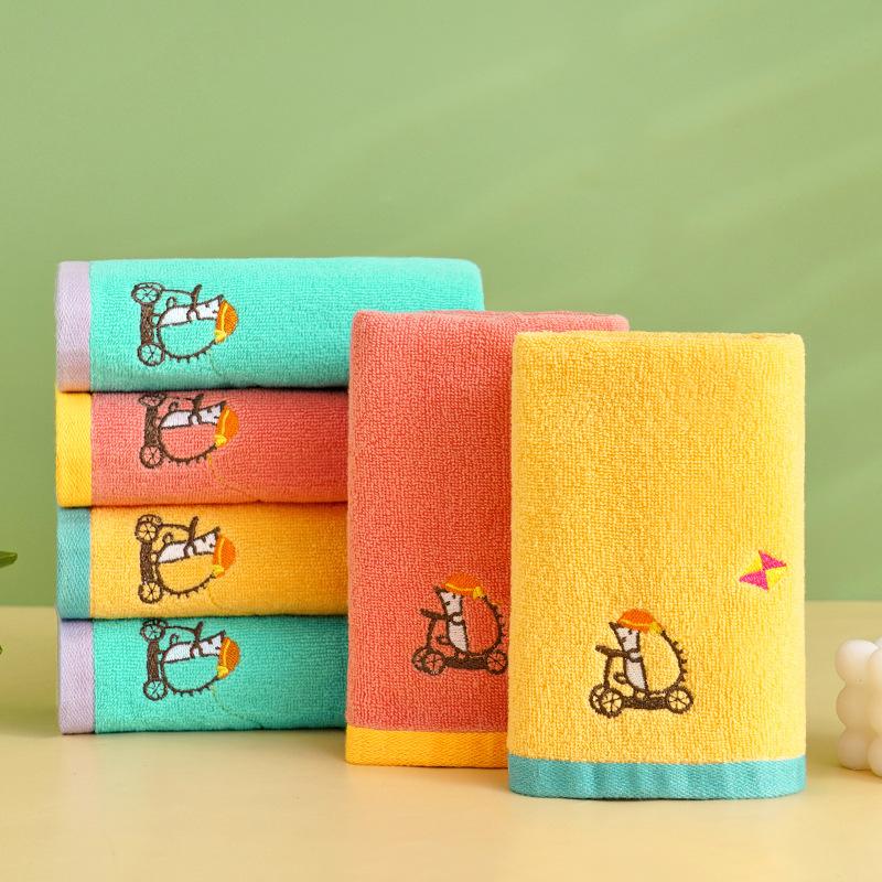 Towel face wash household boys and girls absorbent baby soft student household cotton adult face towel face towel
