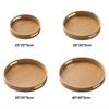 25/30/35/40CM Wood Tray Round Food Bread Pan New Decorative Tray  Breakfast Dinner