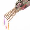 Handmade Chinese Style Circular Fan Long Handle Round Fan Art Hand Fans Bamboo Handle Fan  Summer