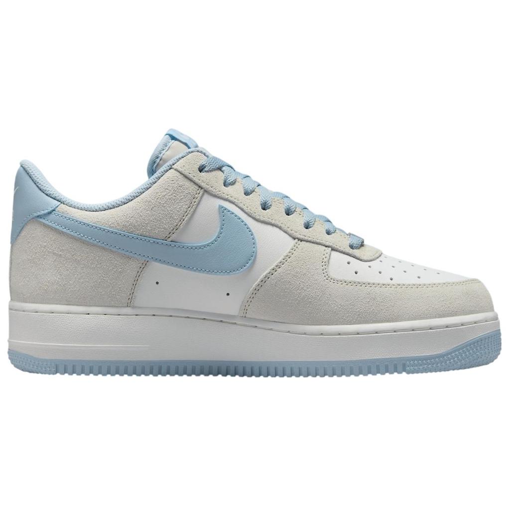 Nike Air Force 1 07 LV8 Light Bone Light Armory Blue Unisex Sneakers Cream Summit-White FQ8714-005